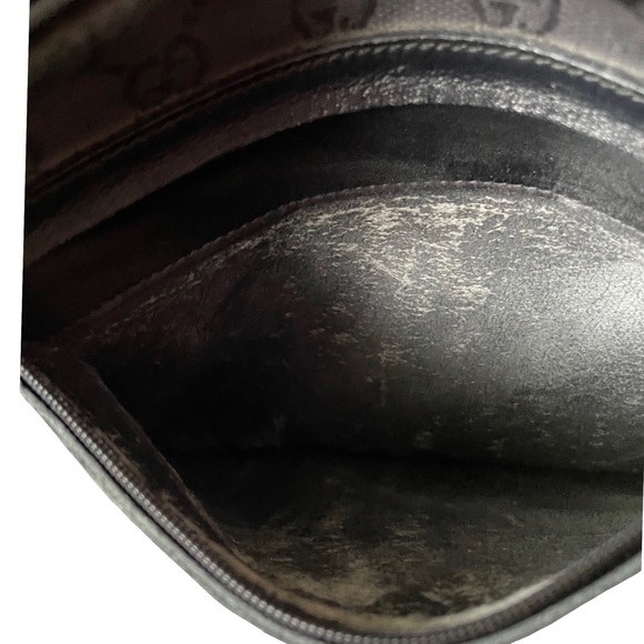 2x HOST PICK Vintage Gucci Black Monogram Crossbody Camera Bag - Picture 15 of 15